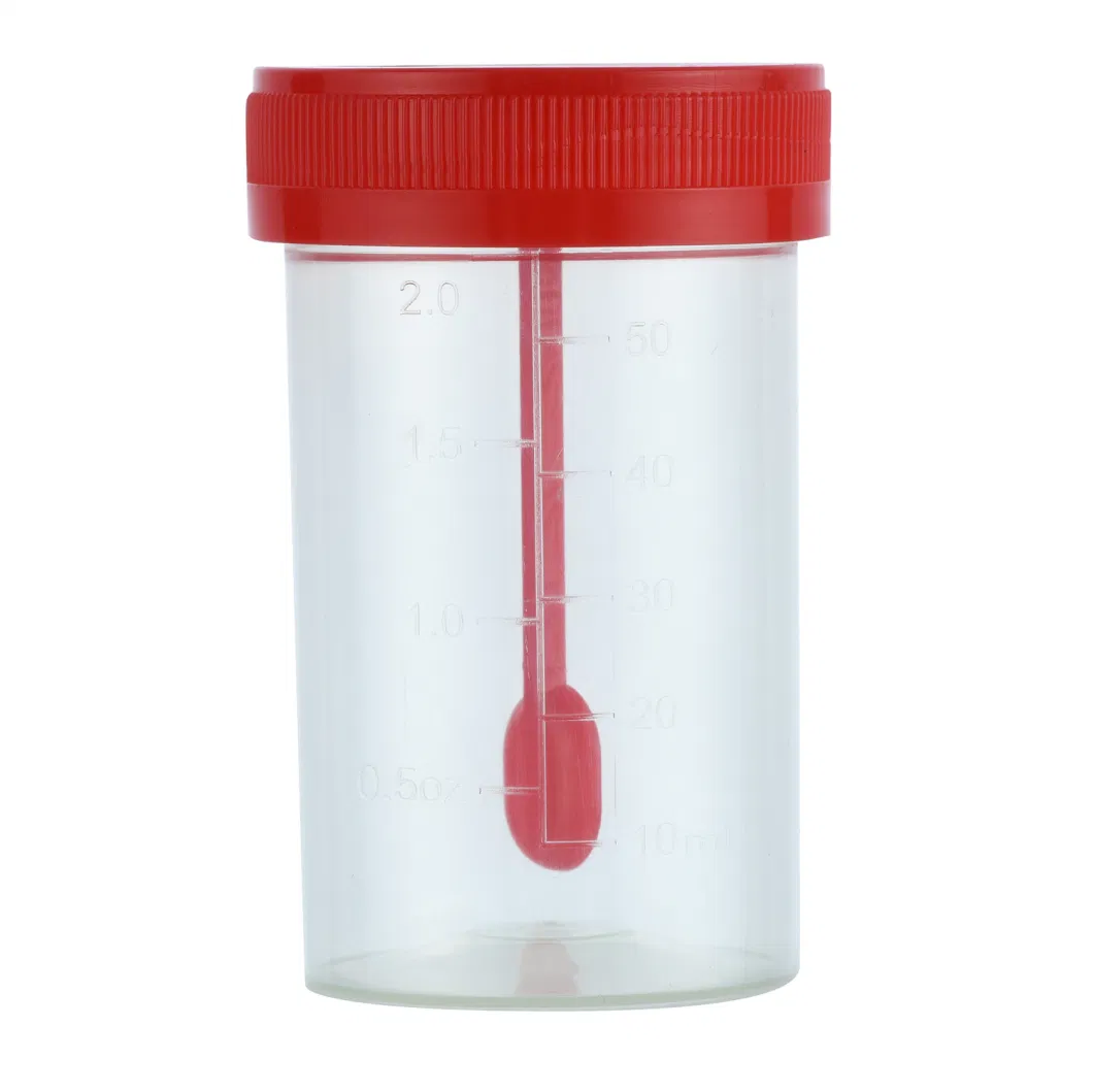 5ml Medical Disposable Specimen Container/Steril Stool Container/PP/Screw Cap/Φ 29*59mm