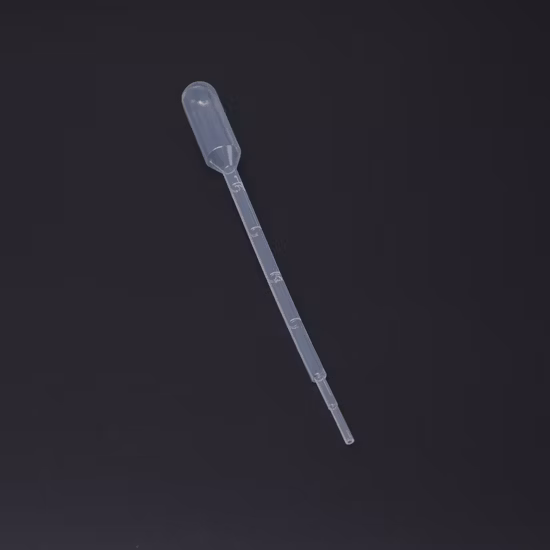 Equipo médico de plástico Laboratorio Material PP Gotero graduado desechable 1 ml 2 ml 3 ml Pipetas de transferencia estériles transparentes OEM